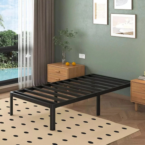 Strong single bed 3ft metal - single,