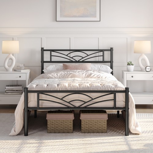 Metal platform bed frame - platform,
