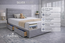 LUXURY PLUSH DIVAN BED SET +