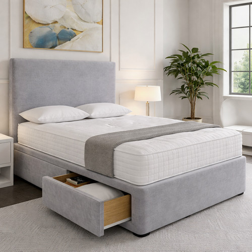 Reinforced divan bed - reinforced, with