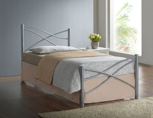 3ft single modern metal bed - 3ft,