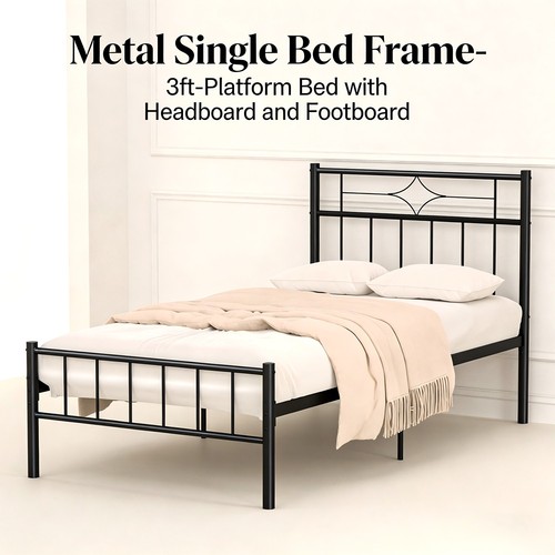 Compact heavy duty metal bed - heavy,