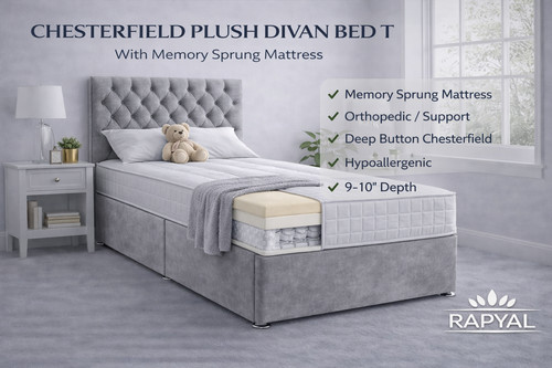Single divan bed - single,