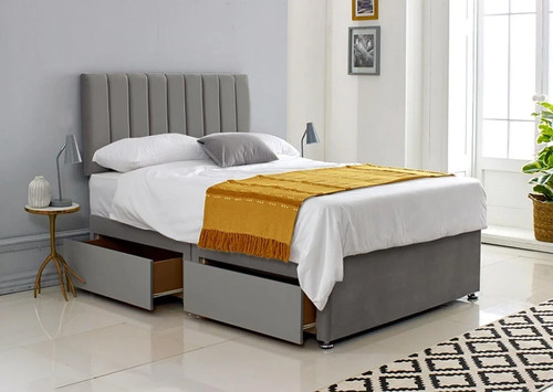 Reinforced divan bed memory - bed,