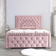 OTTOMAN BED FRAME PLUSH VELVET