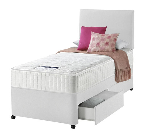 Single divan bed set - divan,