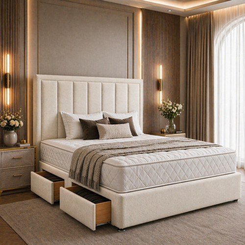 Plush divan bed - plush, set