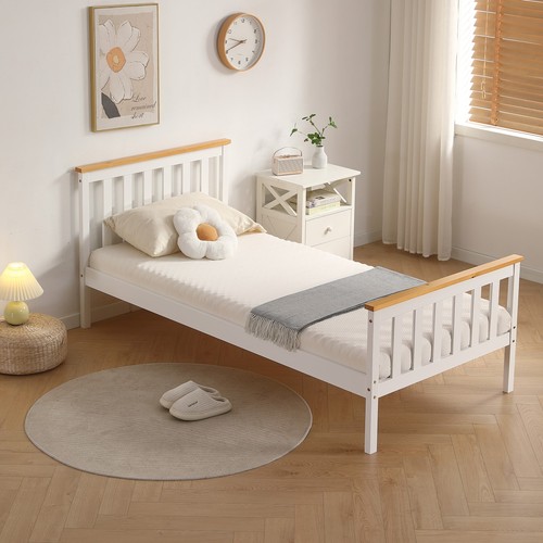 Single bed white - in,